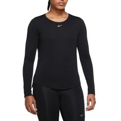 Nike One Dri-FIT Shirt Femme -Run Style Soldes 0bb9a7a92541b82b57b840ad6d82f89921282da0 DD0641 010 PHSFM001 2000 1