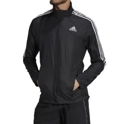 Adidas Marathon Jacket Homme -Run Style Soldes 1d95c2fdf9eb151fa9c487b165b87af9da682ab5 Marathon 3 Stripes Jack Zwart GM1410 21 model 1