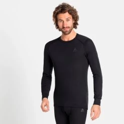 Odlo Active Warm Eco Crew Neck Shirt Homme -Run Style Soldes a665a7ab987c25a1b01c3cdb9c3b1453eac747b8 159102 15000 Model Front Crop
