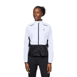 On Weather Jacket 2 Femme -Run Style Soldes dde68a454dc1cadfaafbe3fbe5f4444ede3229b0 All4running SS24 12 1WE10370462 weather jacket ss24 white black w 1x1 n plp 1