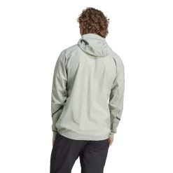 Adidas Terrex Xperior 2.5L Rain.RDY Light Jacket Homme -Run Style Soldes fab0ad7ae37e320a6ee383c1c670e53a899bfba7 IK5678 3 APPAREL On Model Back View white